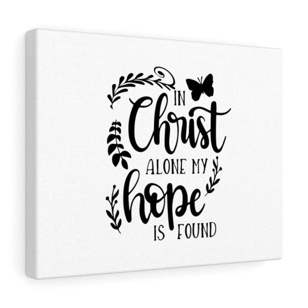 Scripture Canvas In Christ Alone My Hope Is Found Christian Bible Verse Meaningful Framed Prints, Canvas Paintings - Image 4