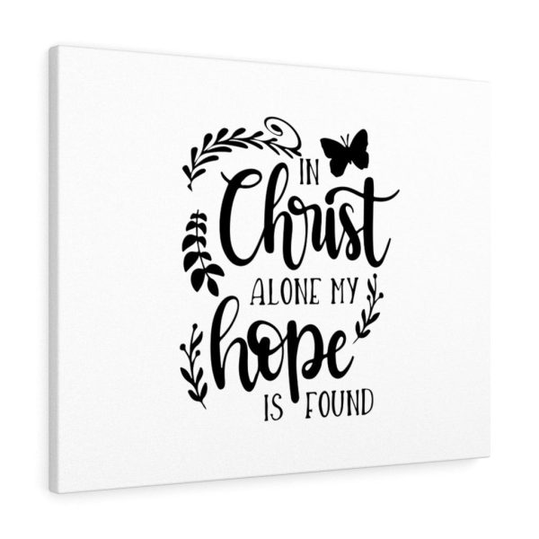 Scripture Canvas In Christ Alone My Hope Is Found Christian Bible Verse Meaningful Framed Prints, Canvas Paintings