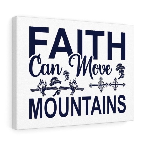 Scripture Canvas Faith Can Move Mountains Christian Wall Art Meaningful Framed Prints, Canvas Paintings - Image 3