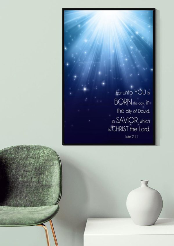 Savior Is The Christ The Lord Gof For Gift For Christian Canvas Gallery Painting Wrapped Canvas Framed Prints, Canvas Paintings - Image 4