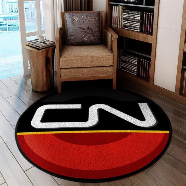 Cn Canadian National Railway Living Room Round Mat Circle Rug - Image 2