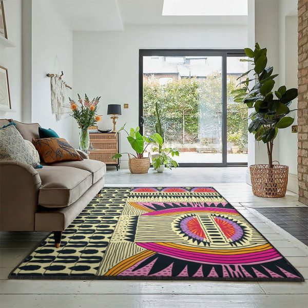 Non Shedding Holli Zollinger Rug Rectangle Rugs Washable Area Rug Non-Slip Carpet For Living Room Bedroom