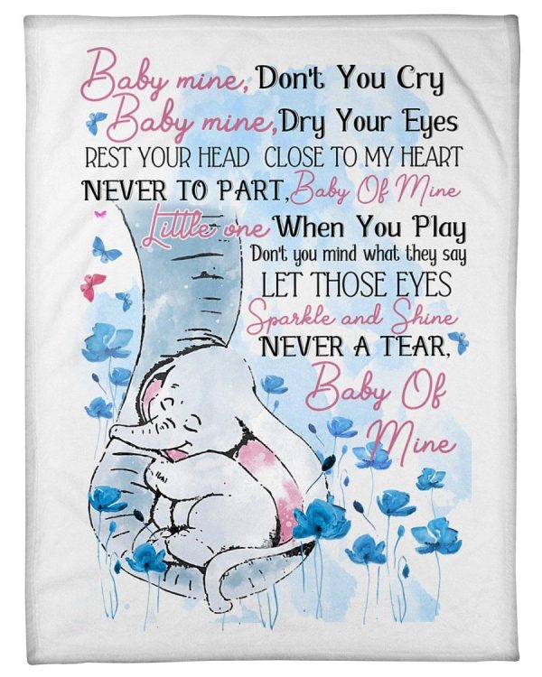 Let Those Eyes Sparkle And Shine My Baby For Family Fleece Blanket