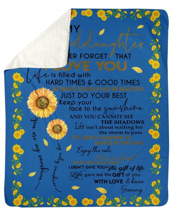 Never Forget That I Love You Quote Gift For Granddaughter From Grammy