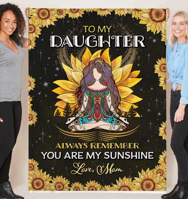 You Are My Sunshine Gift For Mom Blanket - Image 2