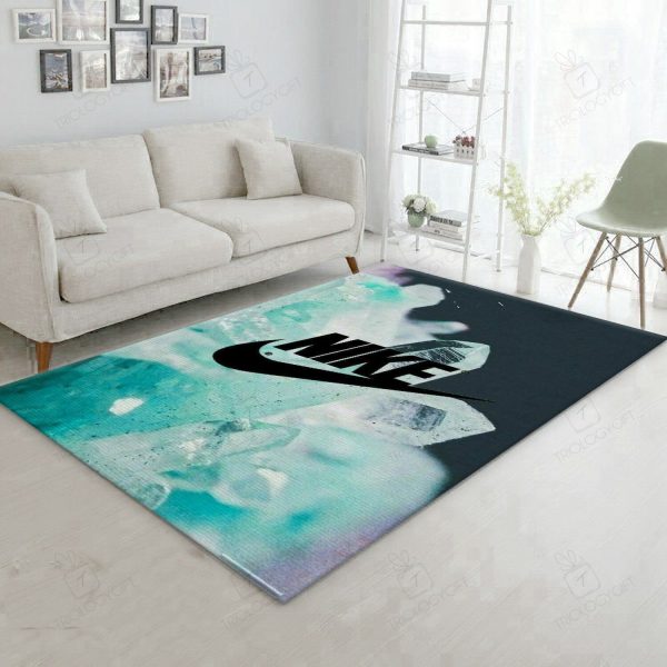 Nike Area Rectangle Area Rugs Carpet For Living Room, Bedroom, Kitchen Rugs, Non-Slip Carpet Rp123334 Print